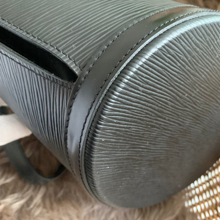 Louis Vuitton Black Epi Leather Saint Jacques PM Tote