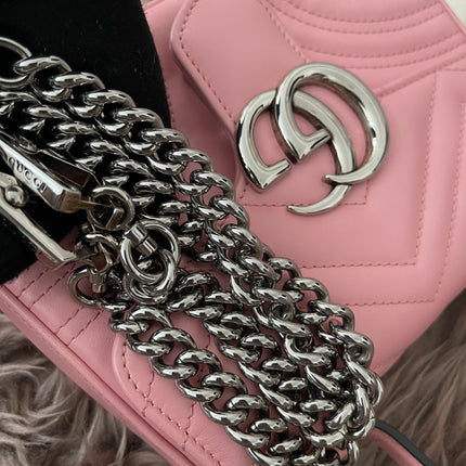 Preloved Authentic GUCCI GG Marmont mini top handle bag