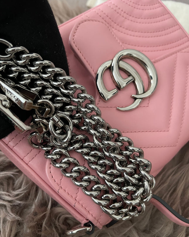 Preloved Authentic GUCCI GG Marmont mini top handle bag