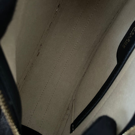 Preloved Authentic Polène Numéro Dix Grained Black Edition Calfskin
