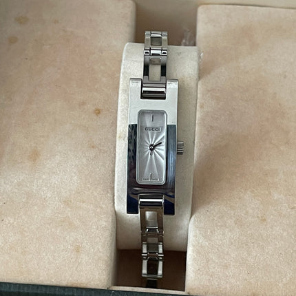 Preloved Authentic RANK AB Gucci Silver Stainless Steel 3900L watch 12 mm