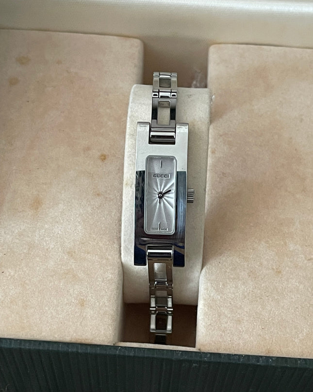 Preloved Authentic RANK AB Gucci Silver Stainless Steel 3900L watch 12 mm
