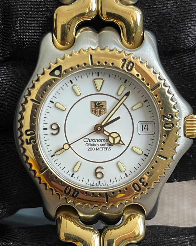 Preloved Authentic TAG Heuer Professional Automatic Two-Tone Watch 35mm