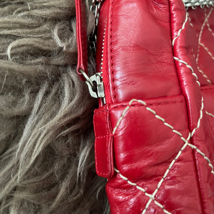 Preloved Authentic Chanel Reissue Camera Bag with silver-tone chain straps