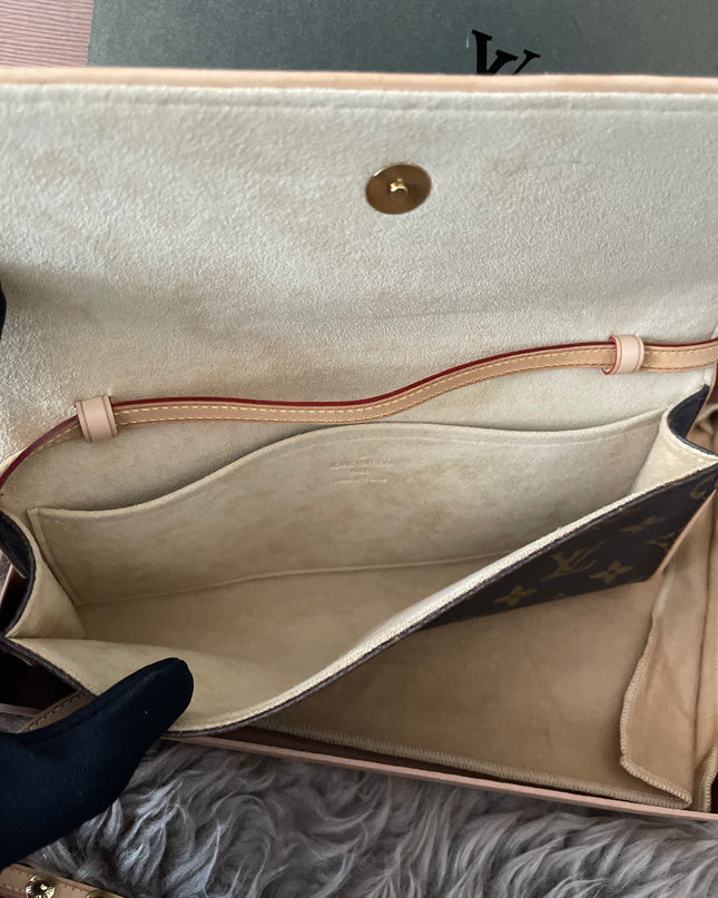 Preloved Authentic Louis Vuitton Monogram Pochette Twin PM cross body bag