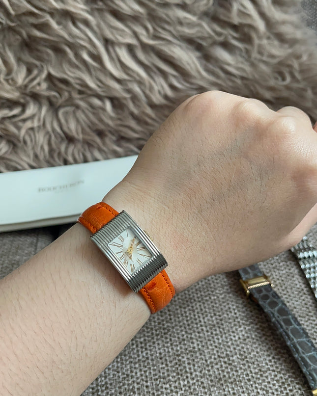Preloved Authentic Boucheron Reflet Steel Watch with Interchangeable Straps