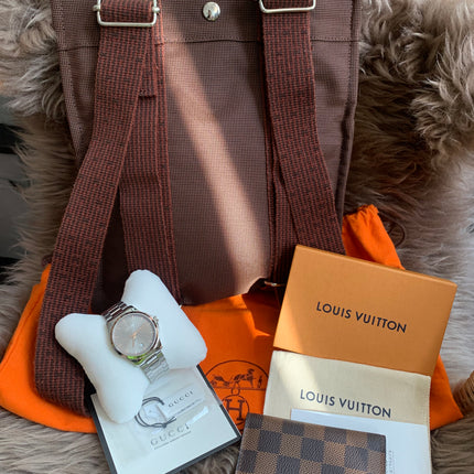 LOUIS VUITTON Damier Ebene Canvas Pocket Organizer
