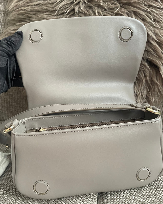 Preloved Authentic Furla Artemis S Shoulder Bag in Stucco Gray