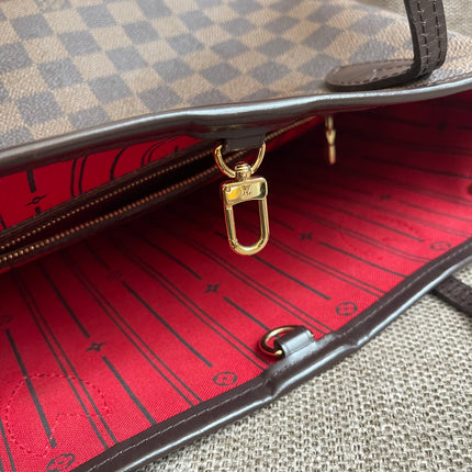 Preloved Authentic Louis Vuitton Neverfull PM — Damier Ebène Canvas