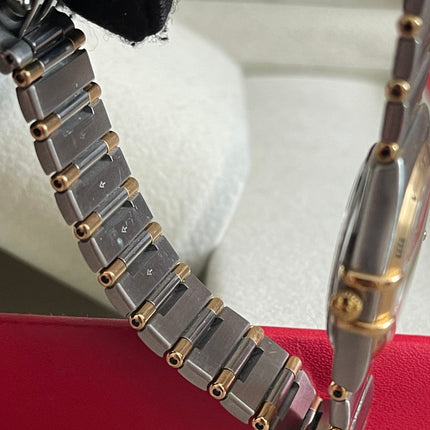 Preloved Authentic Omega Constellation 22.5 mm, Steel - Yellow Gold on Steel - Gold Full Bar