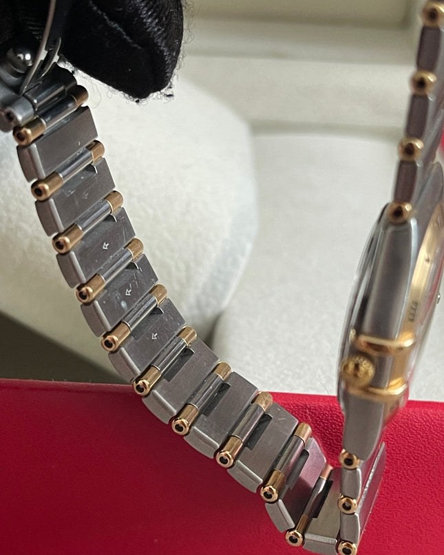 Preloved Authentic Omega Constellation 22.5 mm, Steel - Yellow Gold on Steel - Gold Full Bar