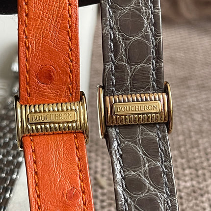 Preloved Authentic Boucheron Reflet Steel Watch with Interchangeable Straps