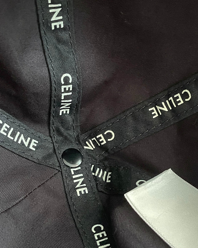 Preloved AuthenticCeline Embroidered Logo Baseball Cap – Black