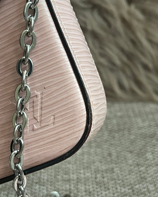 Preloved Authentic Louis Vuitton Felicie Pochette Epi Leather Rose Ballerine