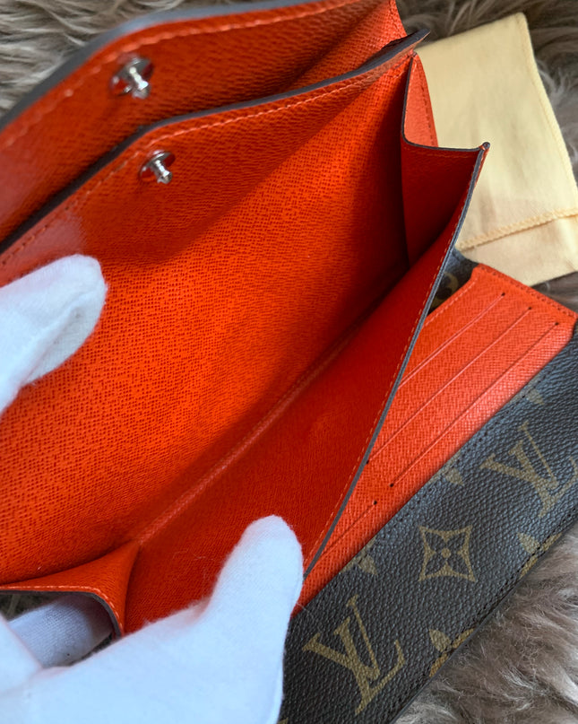 Louis Vuitton Monogram Orange Marie-Lou Wallet