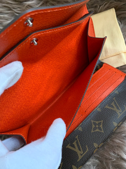 Louis Vuitton Monogram Orange Marie-Lou Wallet