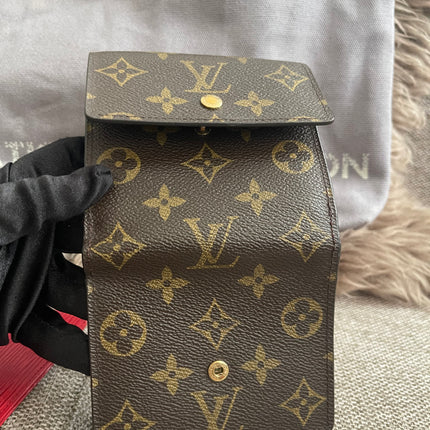 Preloved Authentic LV Bundle Tote, Epi Card Holder & Monogram Wallet
