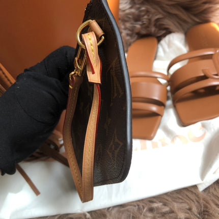 Preloved Louis Vuitton Monogram Neverfull Pouch