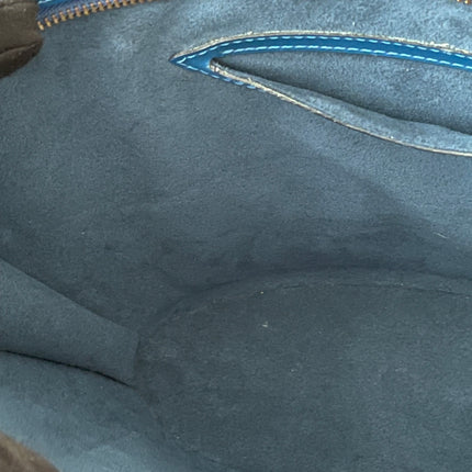 Preloved Authentic Louis Vuitton Saint Jacques bag in blue Epi leather