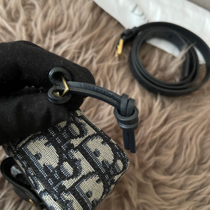 Preloved Authentic Dior Oblique belt pouch