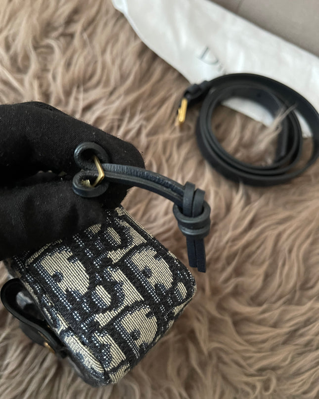 Preloved Authentic Dior Oblique belt pouch