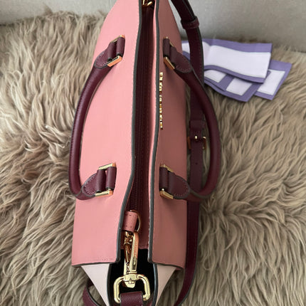 Preloved Authentic Michael Kors Selma Saffiano Leather Medium Satchel