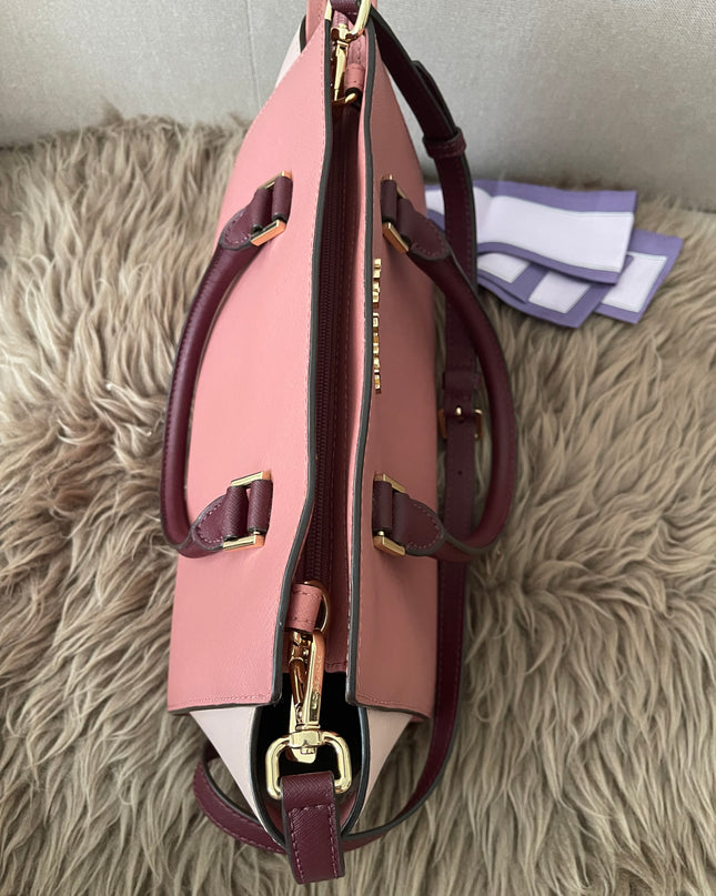Preloved Authentic Michael Kors Selma Saffiano Leather Medium Satchel