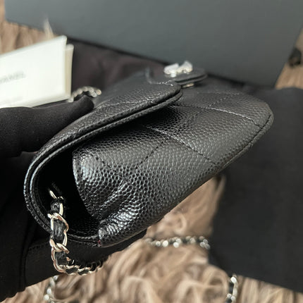 Preloved Authentic Chanel Glasses Case with Chain