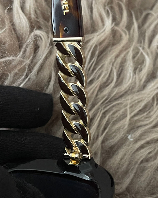 Preloved Authentic Chanel Square Chain Sunglasses
