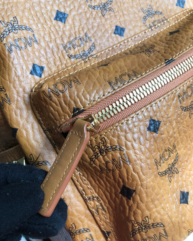 Preloved  MCM Stark Side Studs Backpack