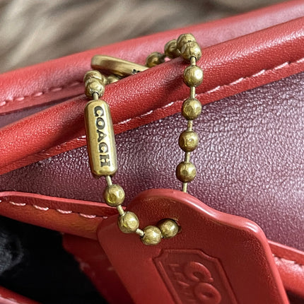 Preloved Authentic Coach Ergo Shoulder Bag in Deep Red