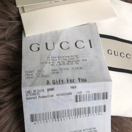 Preloved Gucci Waist Belt Bag GG Canvas