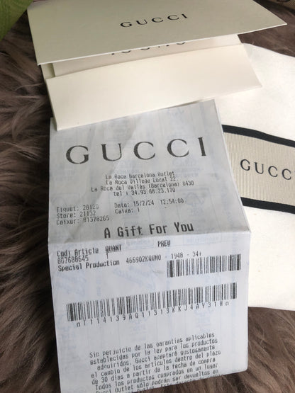 Preloved Gucci Waist Belt Bag GG Canvas