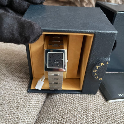 Preloved Authentic Bvlgari Quadrato SQ22 SS Ladies Watch