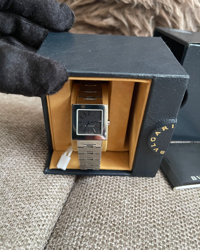 Preloved Authentic Bvlgari Quadrato SQ22 SS Ladies Watch