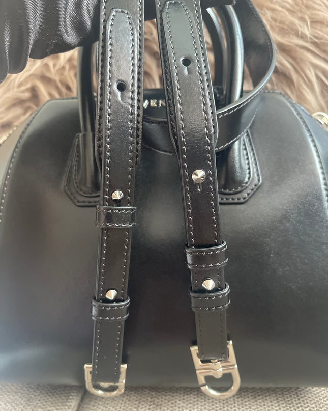 Preloved Authentic Givenchy Mini Antigona Bag Black Calf Leather
