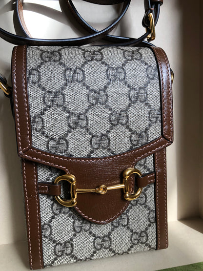 Preloved Gucci Horsebit 1955 mini bag