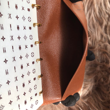 Louis Vuitton Preloved 2003 Agenda PM notebook cover monogram