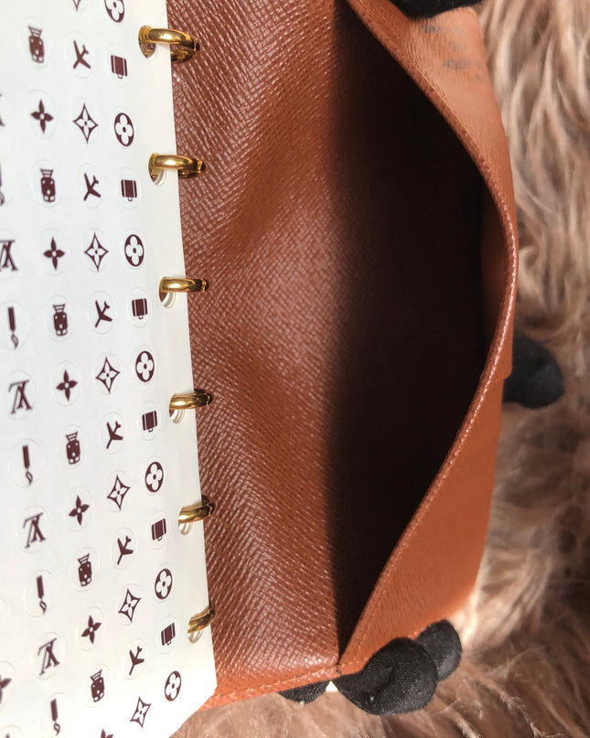 Louis Vuitton Preloved 2003 Agenda PM notebook cover monogram