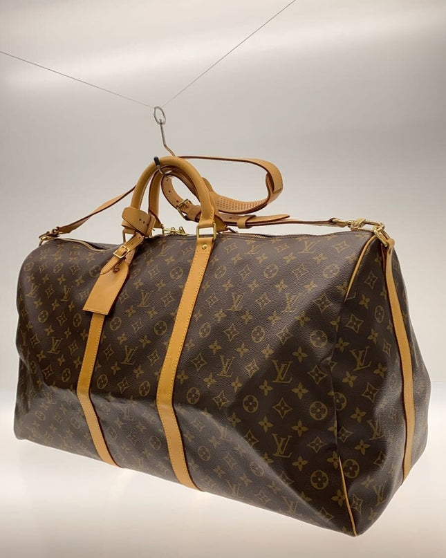 Preloved Authentic LOUIS VUITTON Keepall 60_Monogram Canvas/PVC/BRW