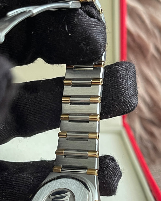 Preloved Authentic Omega Constellation 22.5 mm, Steel - Yellow Gold on Steel - Gold Full Bar