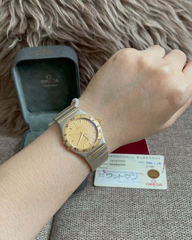Preloved Authentic Omega Constellation Two-Tone 36mm
