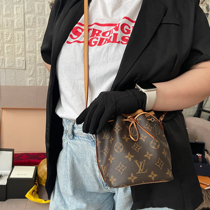 Preloved Authentic Louis Vuitton Nano Noé Bag