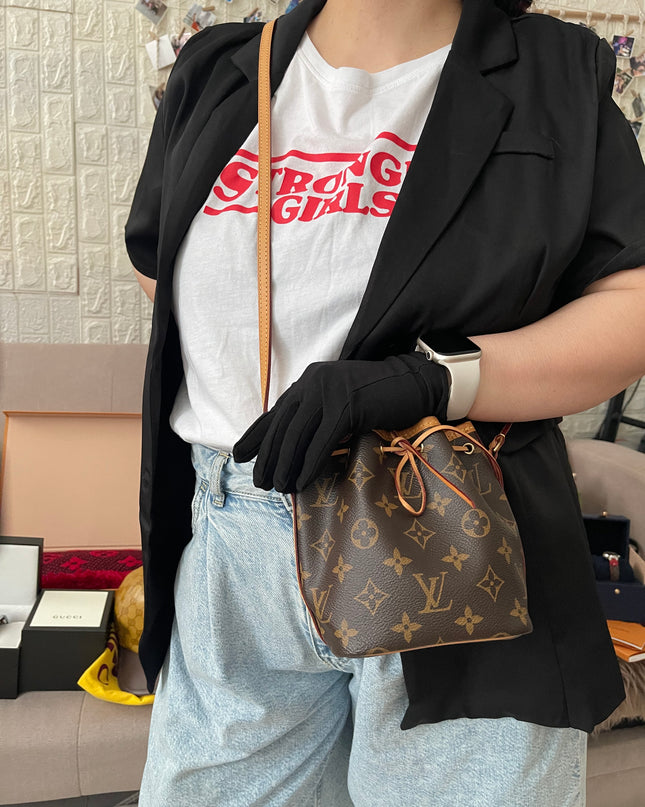 Preloved Authentic Louis Vuitton Nano Noé Bag