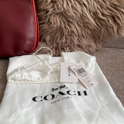 Preloved Authentic Coach Ergo Shoulder Bag in Deep Red