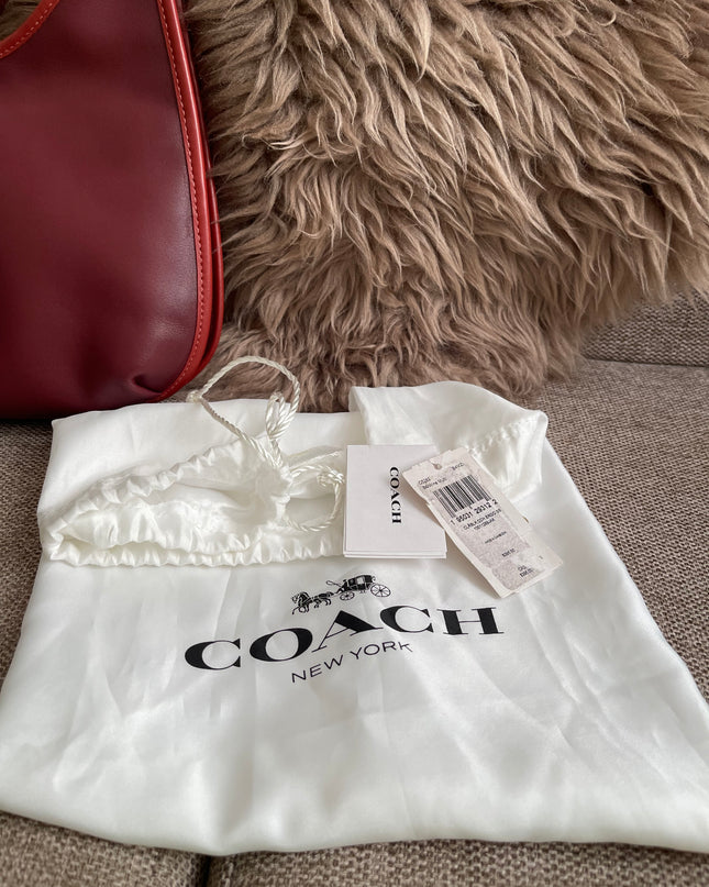 Preloved Authentic Coach Ergo Shoulder Bag in Deep Red