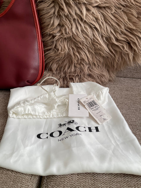 Preloved Authentic Coach Ergo Shoulder Bag in Deep Red