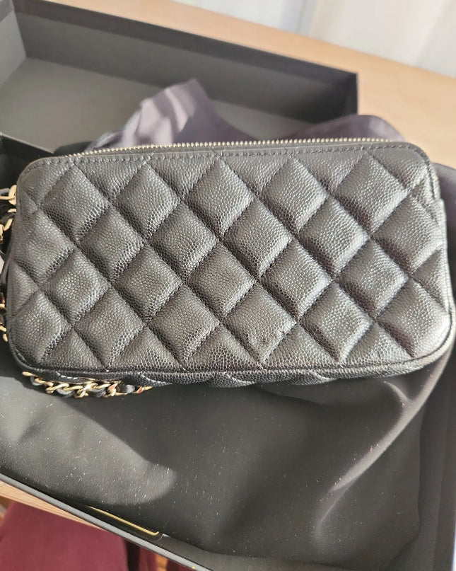 Preloved Authentic Chanel Wallet on Chain Crossbody Black Caviar