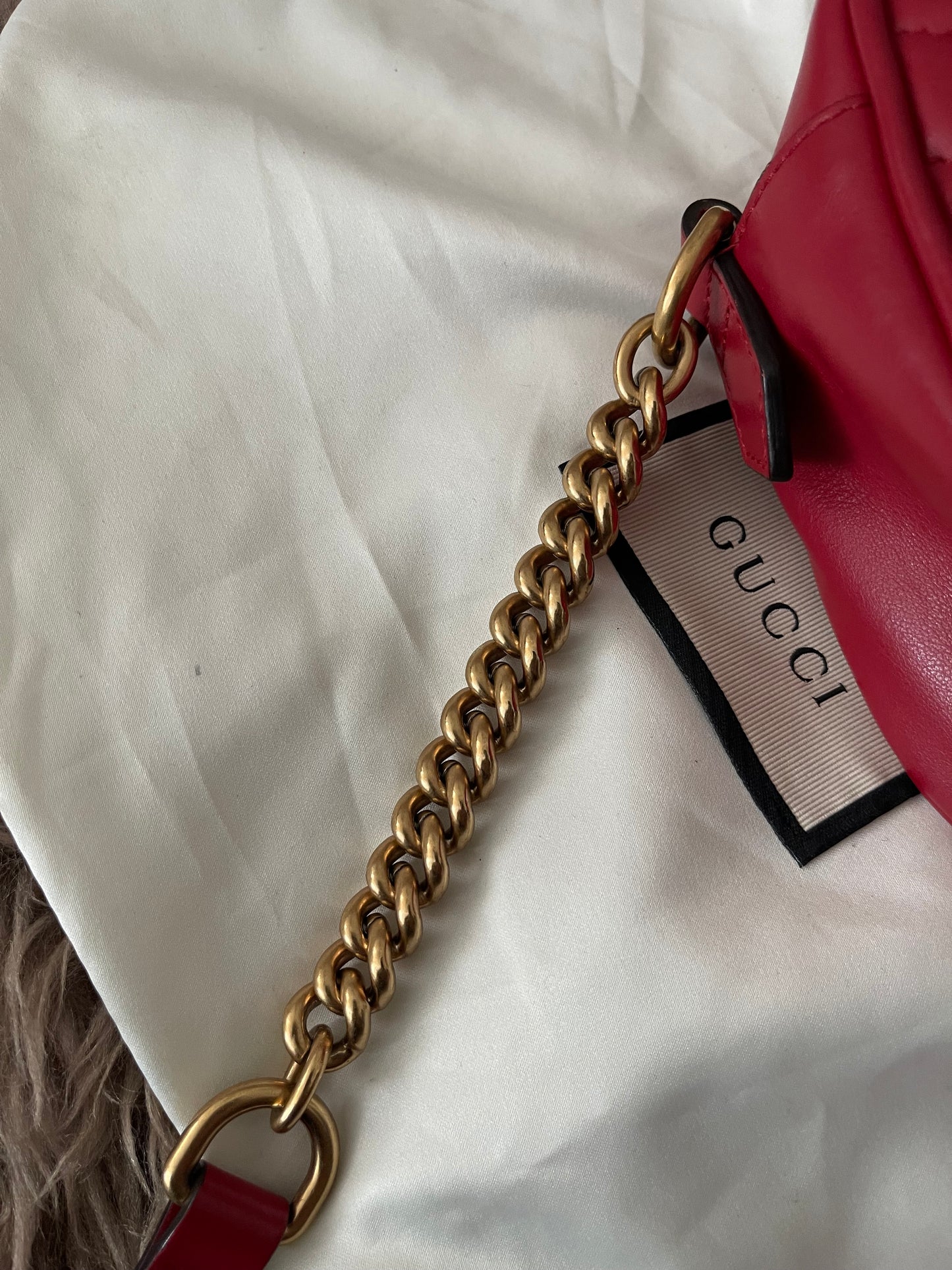 Preloved Authentic Gucci GG Marmont Camera Bag