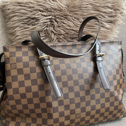 Preloved Authentic Louis Vuitton Chelsea Tote GM Damier Ebene